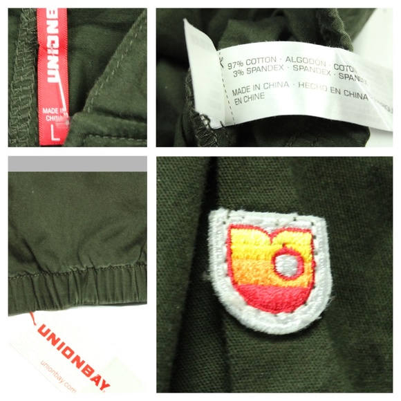 Ladies' Rain Hoodie Unionbay Size L Green - Picture 5 of 6